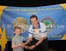 Under 8 Hurling Skills Winner Cathal Darragh receives his award from Club Vice Chairman Michael Hardy